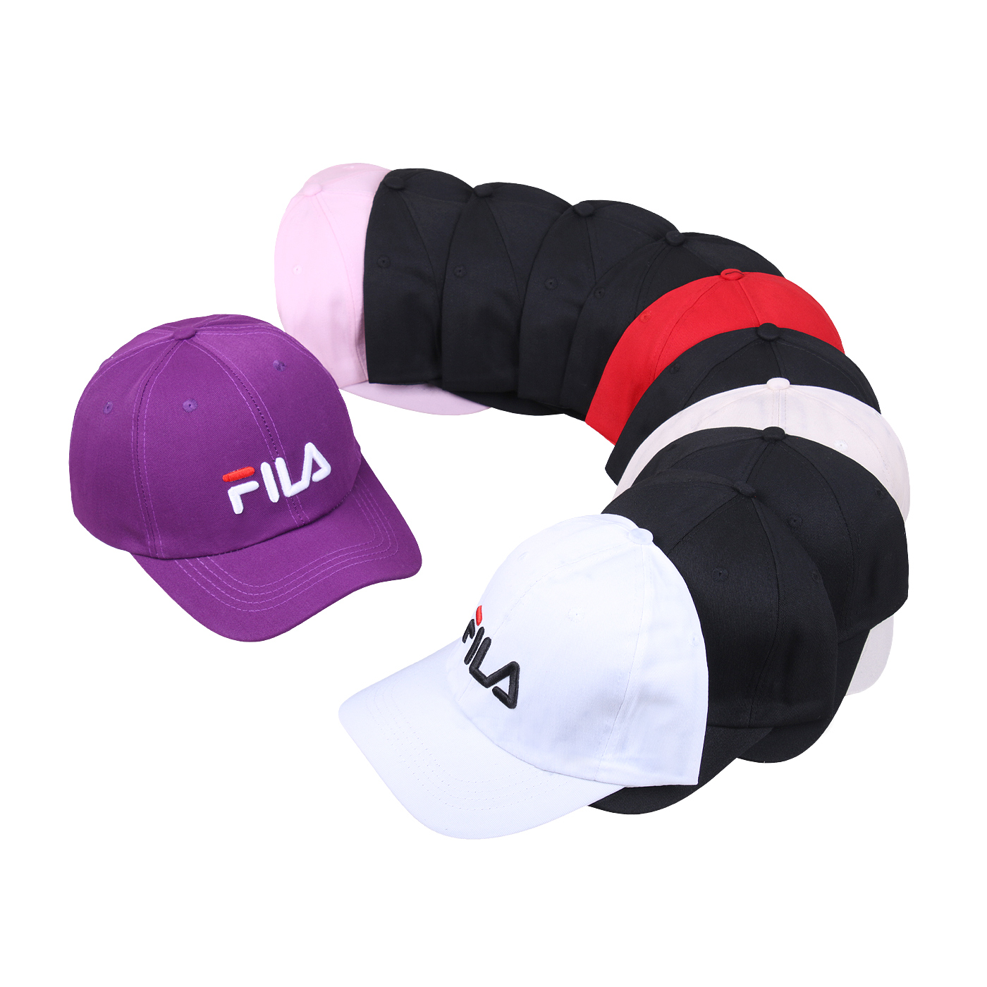 کلاه اسپرت کجراه با طرح FILA