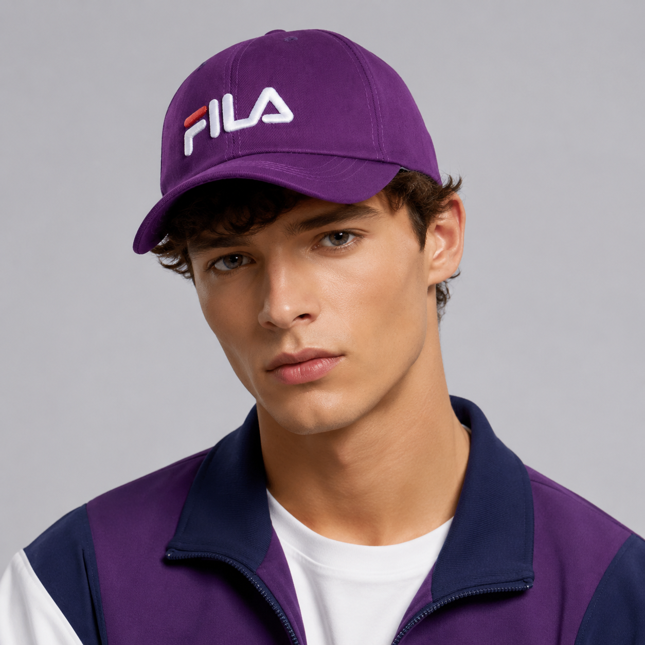 کلاه اسپرت کجراه با طرح FILA