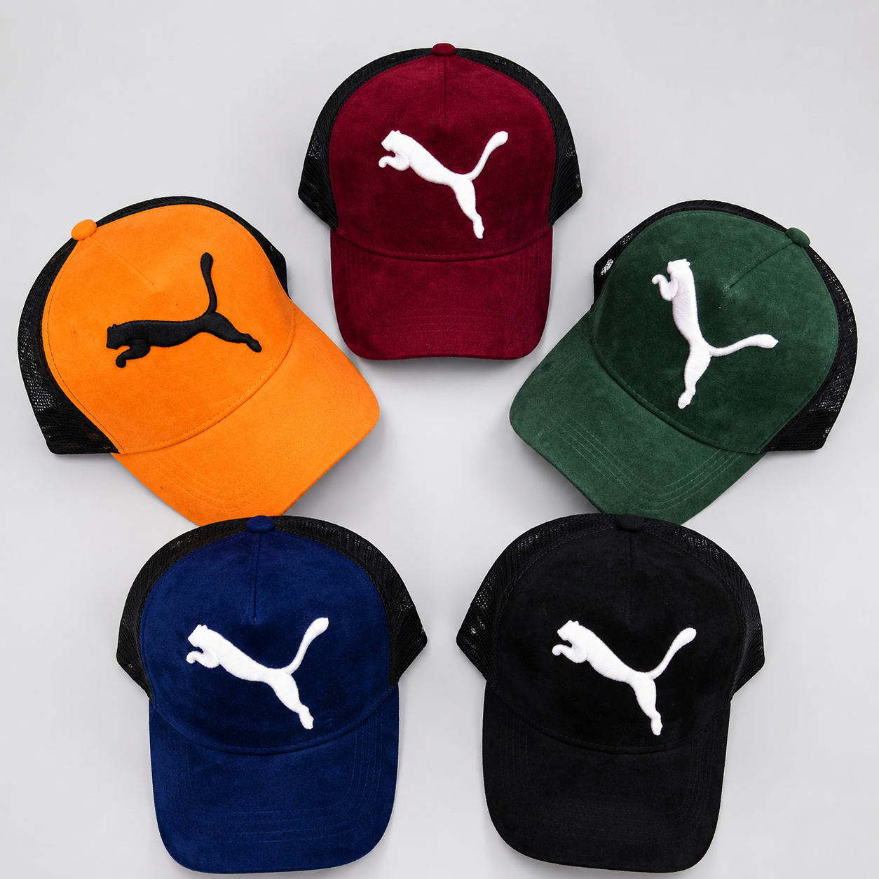 کلاه اسپرت مخمل پشت تور طرح PUMA خارجی