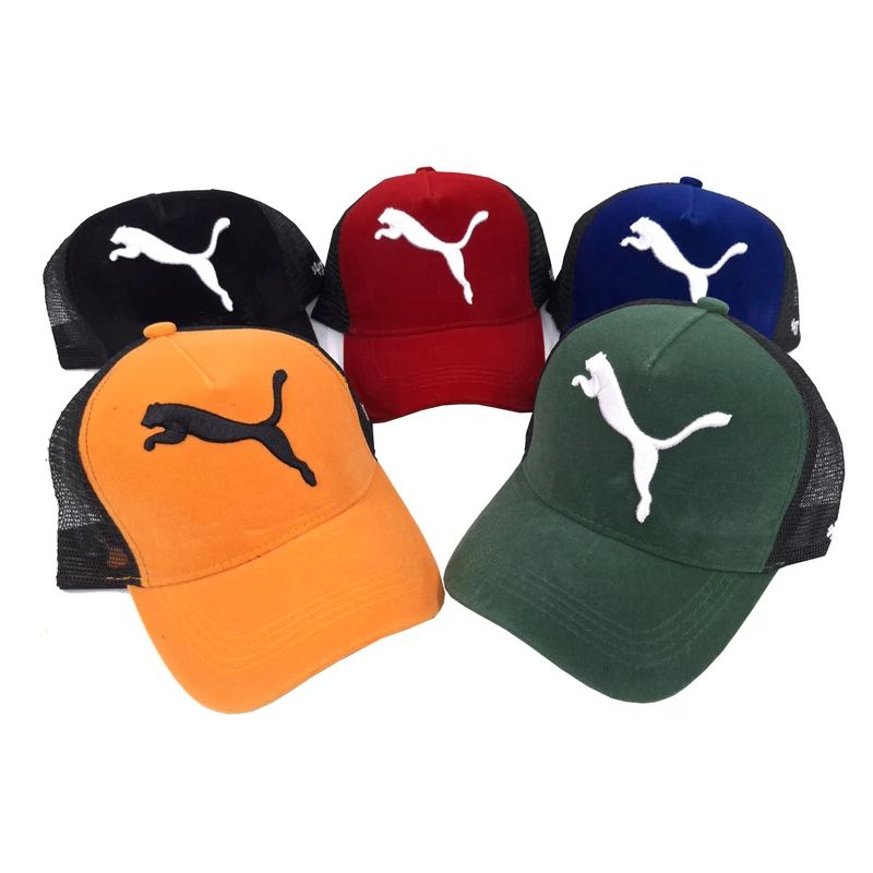 کلاه اسپرت مخمل پشت تور طرح PUMA خارجی