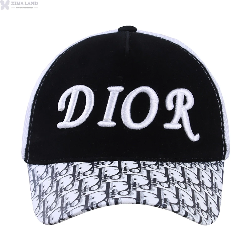 کلاه نقابدار پشت تور مخمل گلدوزی طرح DIOR