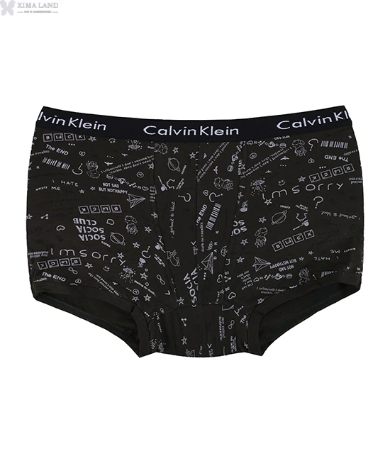 شورت مردانه نیم پا، کش اسپرت چاپدار  Calvin klein بایان