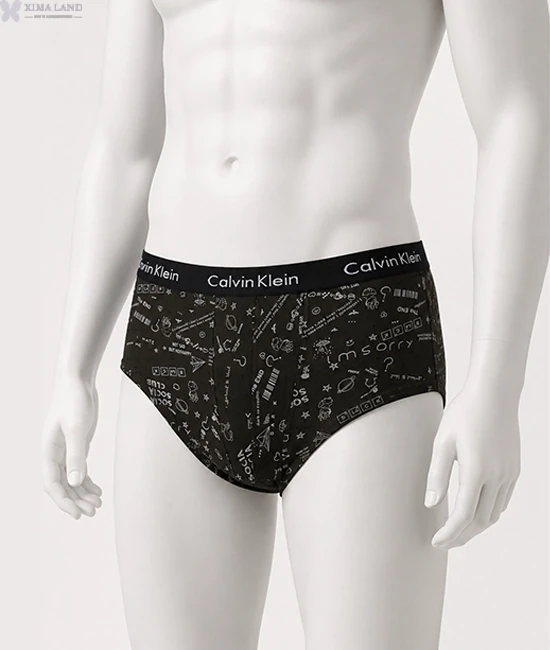 شورت مردانه نیم پا، کش اسپرت چاپدار  Calvin klein بایان