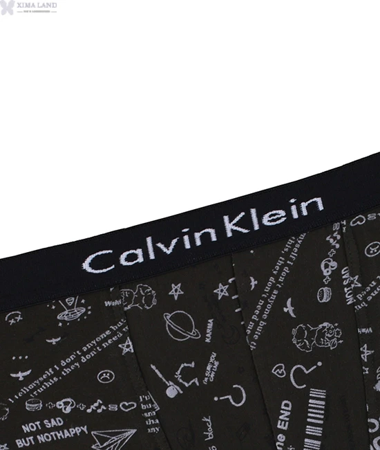 شورت مردانه نیم پا، کش اسپرت چاپدار  Calvin klein بایان
